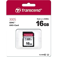 Transcend Premium 300S SDHC-Karte 16GB Class 10, UHS-I, UHS-Class 1 Transcend Premium 300S SDHC-Karte 16GB Class 10, UHS-I, UHS-Class 1
