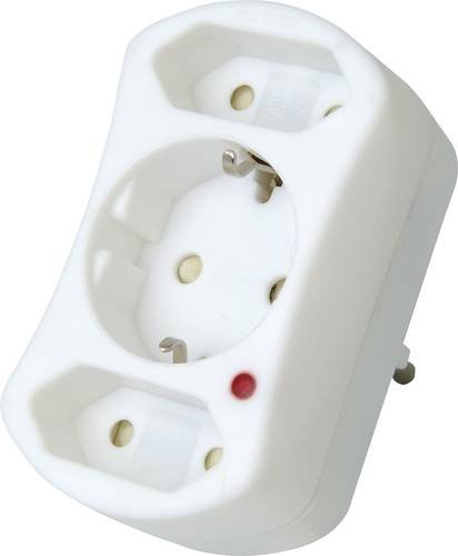 175402018 3fach Steckdosen-Verteiler Arktik Weiß