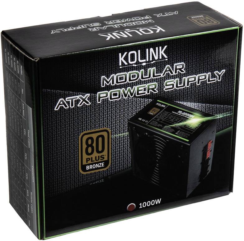 Kolink KL-1000M PC Netzteil 1000 W ATX 80PLUS® Bronze