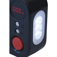 Dino KRAFTPAKET 136308 Kompressor 10.3 bar 12V Adapter zum Betrieb per Kabel, Digitales Display, Kabelfach/-aufnahme, mit Dino KRAFTPAKET 136308 Kompressor 10.3 bar 12V Adapter zum Betrieb per Kabel, Digitales Display, Kabelfach/-aufnahme, mit