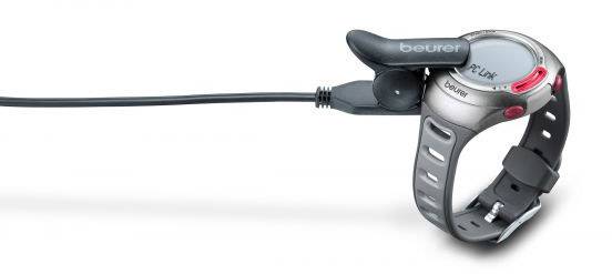 Beurer PM 70 Pulsuhr mit Brustgurt Grau