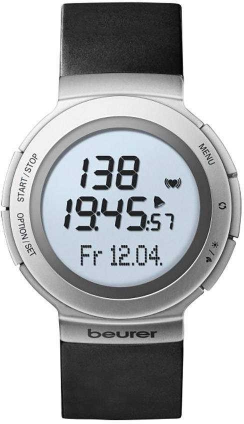 Beurer Pulsuhr mit Brustgurt Schwarz