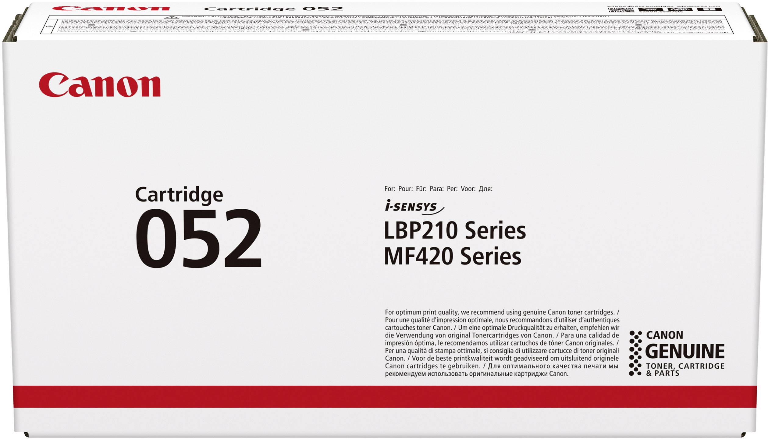 Canon Toner 052 Original Schwarz 3100 Seiten 2199C002