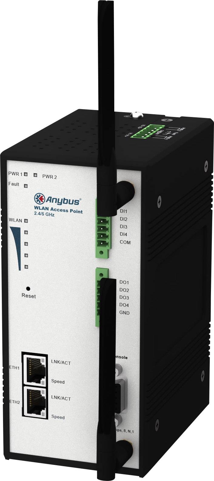 Anybus AWB4000 AWB4000 Wlan Access Point RJ-45 Anzahl Eingänge: 2 x 12 V/DC, 24 V/DC, 36 V/DC, 48 V/DC 1 St.