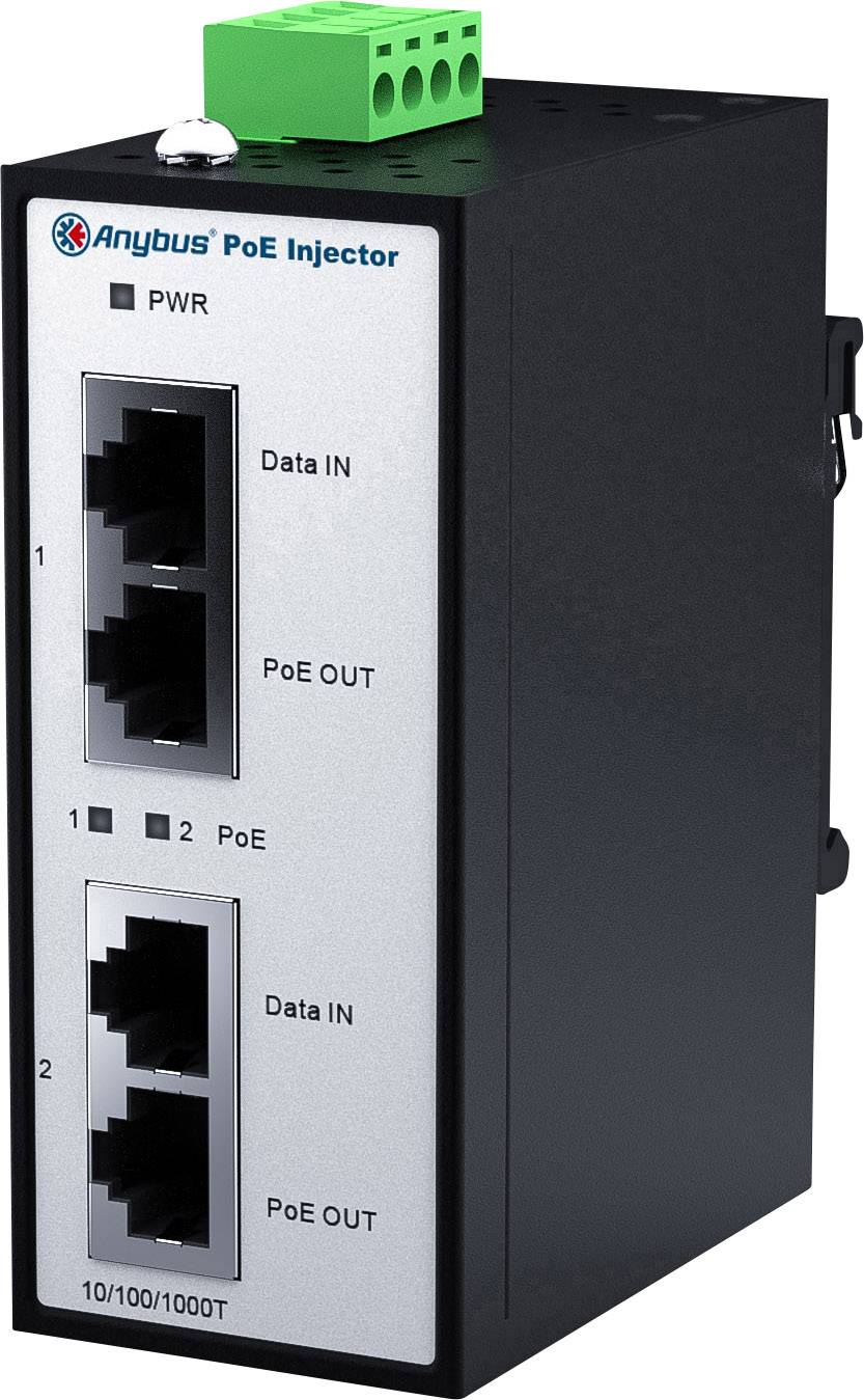 Anybus AWB4006 AWB4006 PoE Injector RJ-45 12 V/DC, 24 V/DC, 36 V/DC, 48 V/DC, 57 V/DC 1St.