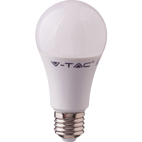 V-TAC VT-210 LED EEK F (A - G) E27 Glühlampenform 9W = 60W Warmweiß (Ø x L) 58mm x 106mm