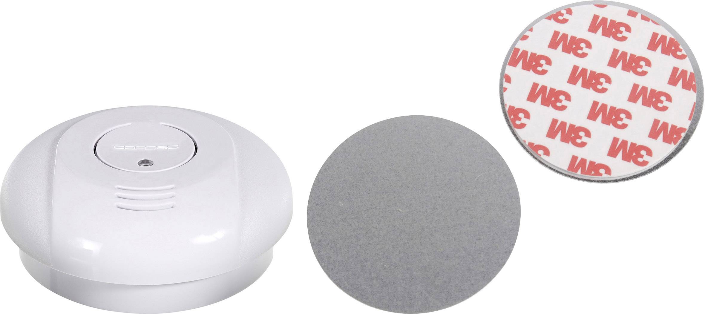 Cordes Haussicherheit Rauchwarnmelder inkl. 10 Jahres-Batterie batteriebetrieben (Ø x H) 98mm x 35mm