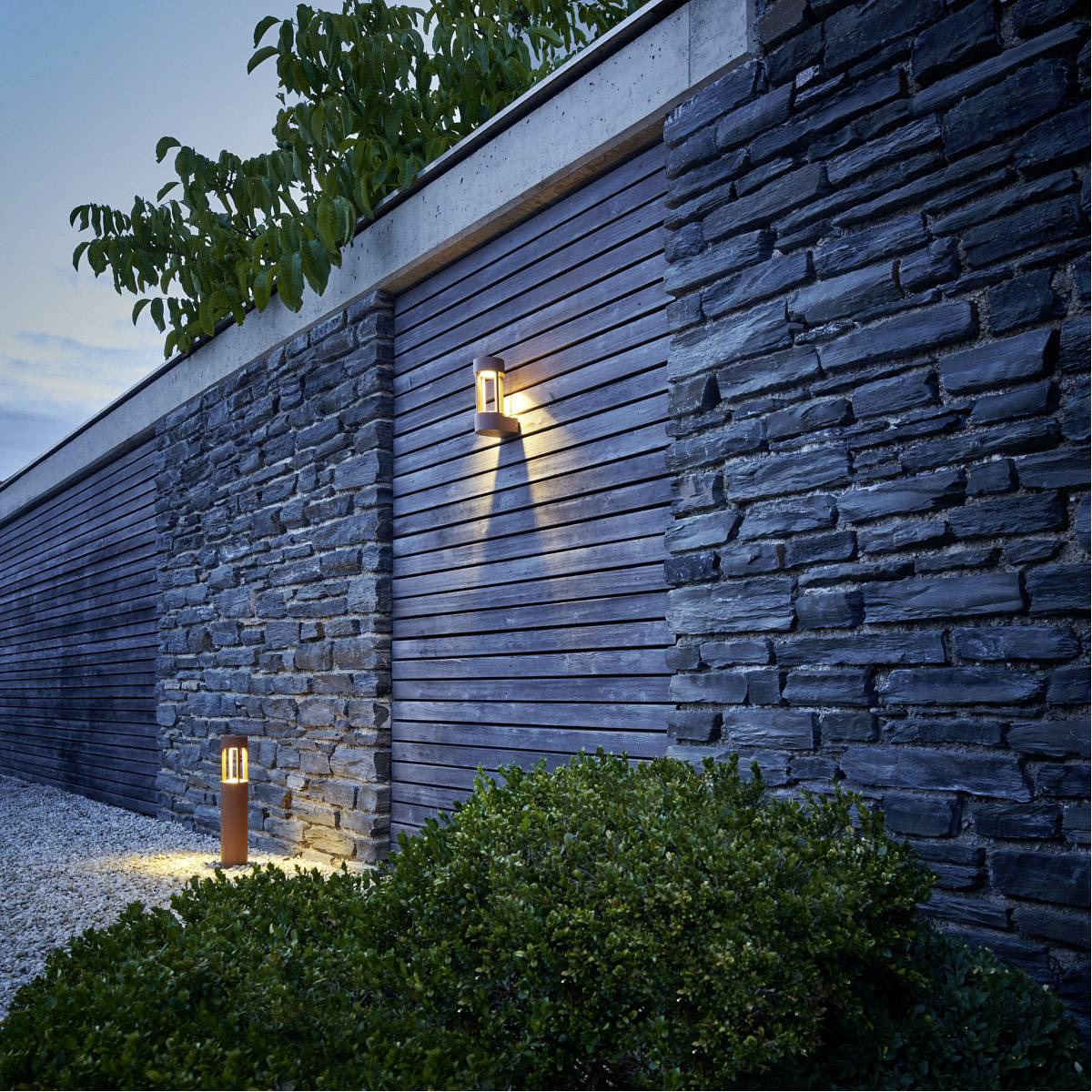 SLV 231807 LED-Außenwandleuchte 6.3 W Rost