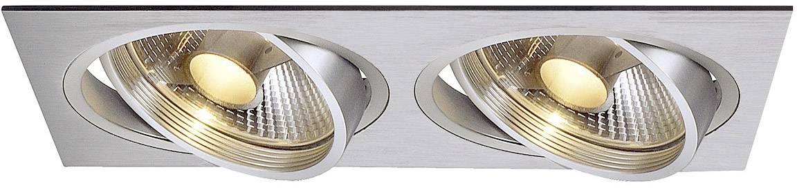SLV 111382 Einbauleuchte GU10 Aluminium (gebürstet)