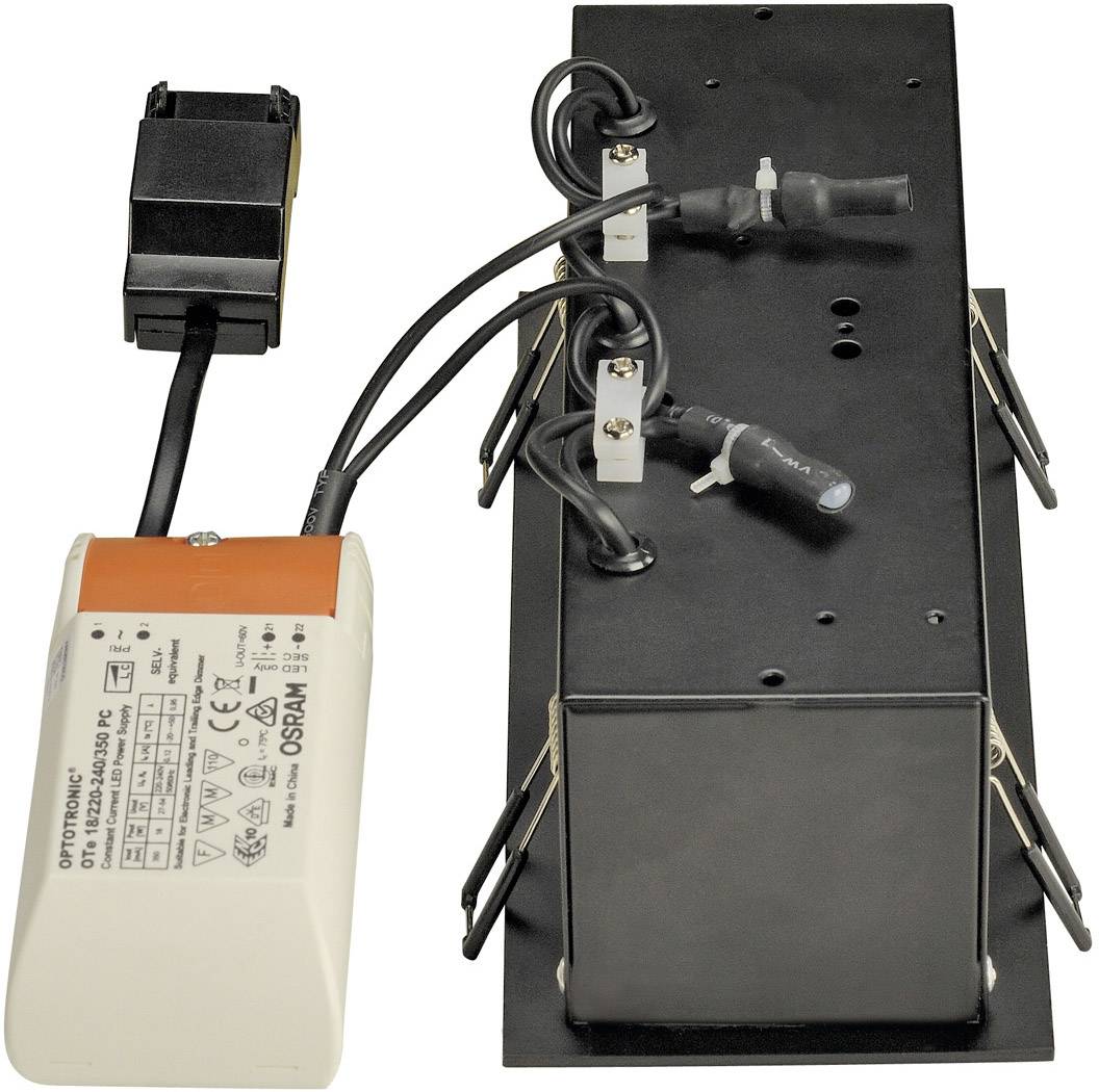 SLV 115720 LED-Einbauleuchte 21W Schwarz (matt)