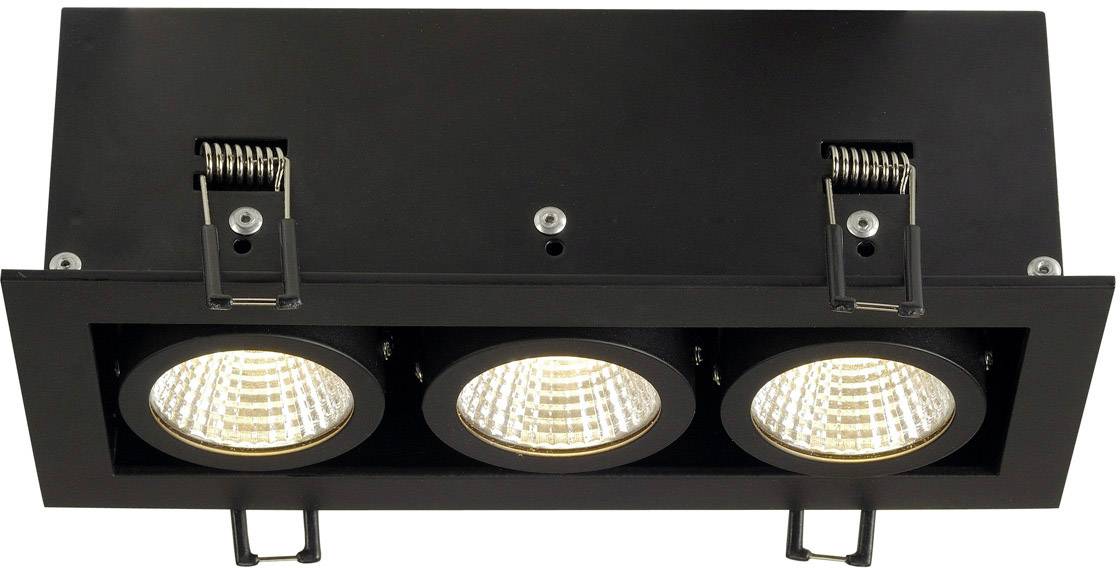 SLV 115720 LED-Einbauleuchte 21W Schwarz (matt)