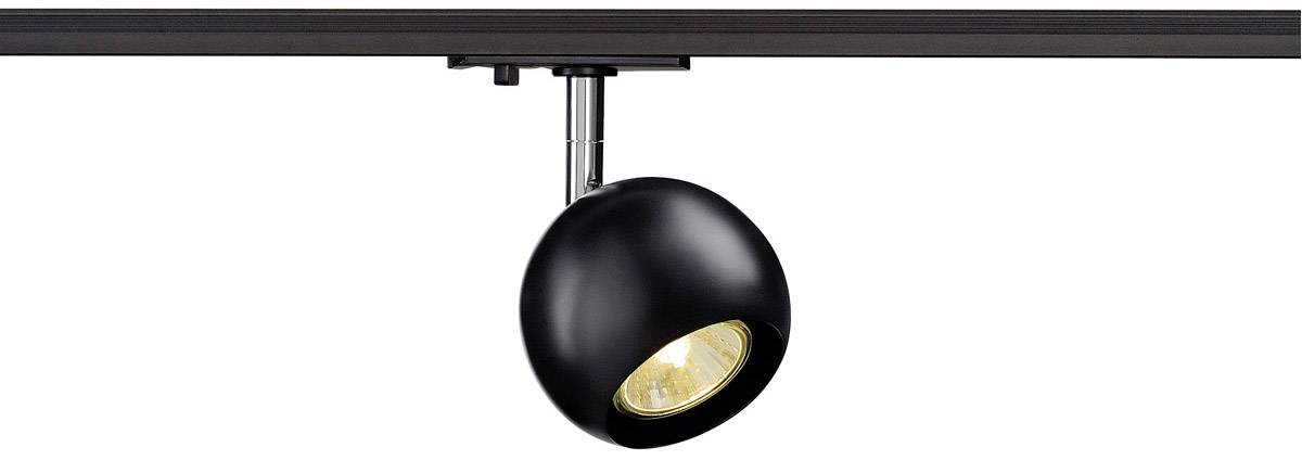 SLV 144010 Hochvolt-Schienensystem-Leuchte GU10 Schwarz, Chrom