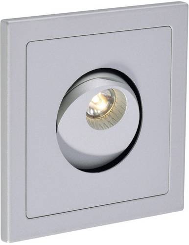 SLV Pho 146214 LED-Einbauleuchte 1W Warm-Weiß Silber