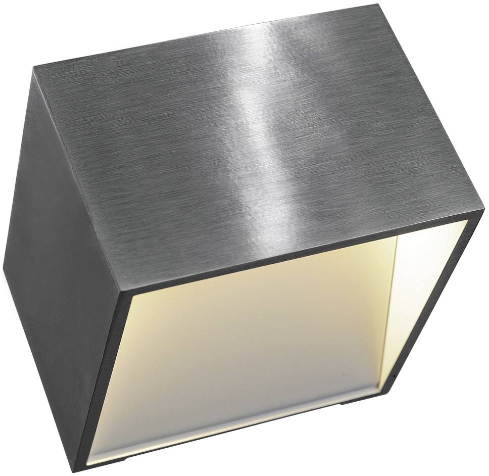 SLV 151325 LED-Wandleuchte 6.7 W Aluminium (gebürstet), Weiß