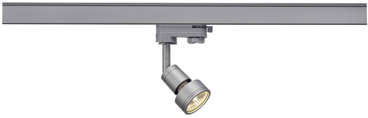 SLV PURI 153564 Hochvolt-Schienensystem-Leuchte GU10 Silber-Grau