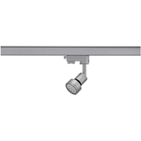 SLV PURI 153564 Hochvolt-Schienensystem-Leuchte GU10 Silber-Grau SLV PURI 153564 Hochvolt-Schienensystem-Leuchte GU10 Silber-Grau