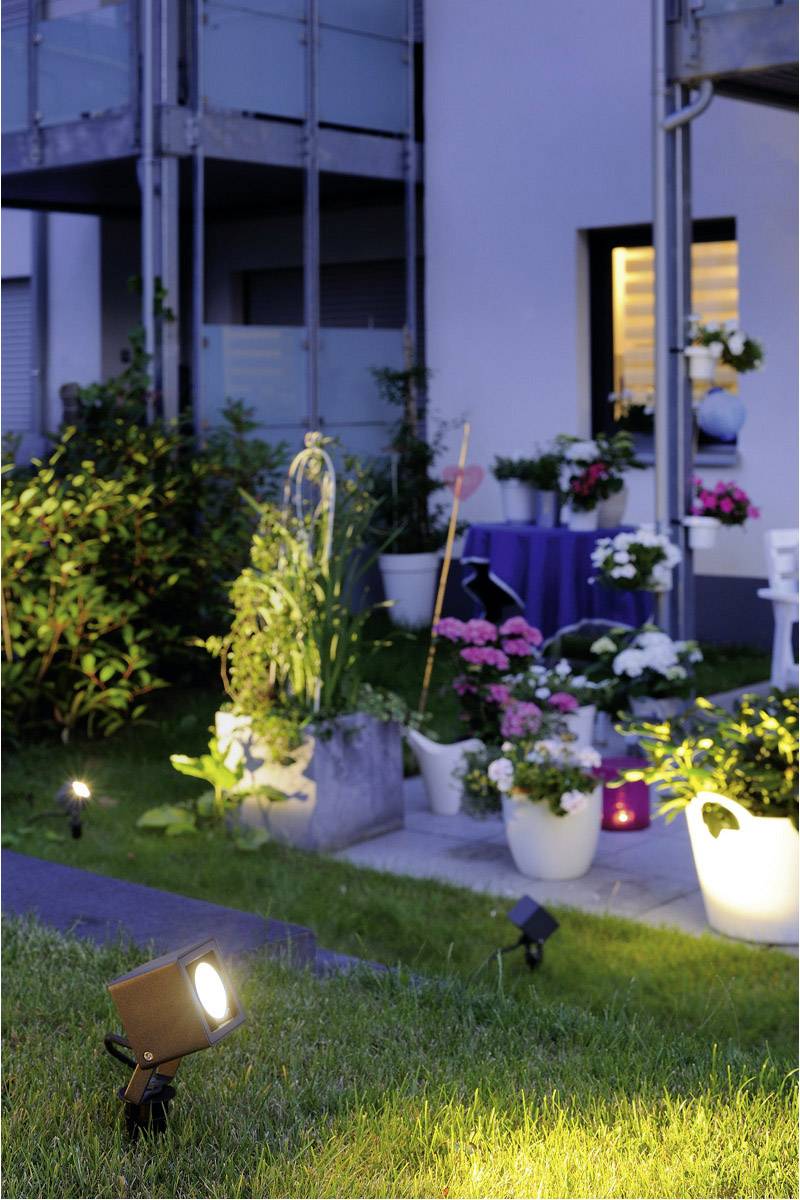 SLV 231035 LED-Gartenstrahler 9W Anthrazit