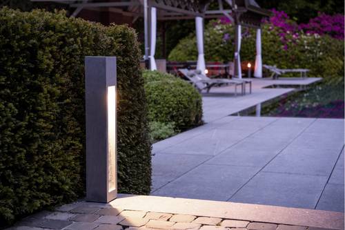 SLV Arrock Stone 231371 LED-Außenstandleuchte 6W Stein-Grau