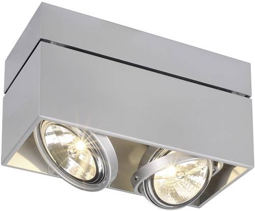 SLV 117134 Kardamod Deckenleuchte Halogen G53 150W Silber-Grau