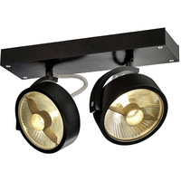 SLV Kalu 1000703 Deckenstrahler GU10 Schwarz SLV Kalu 1000703 Deckenstrahler GU10 Schwarz