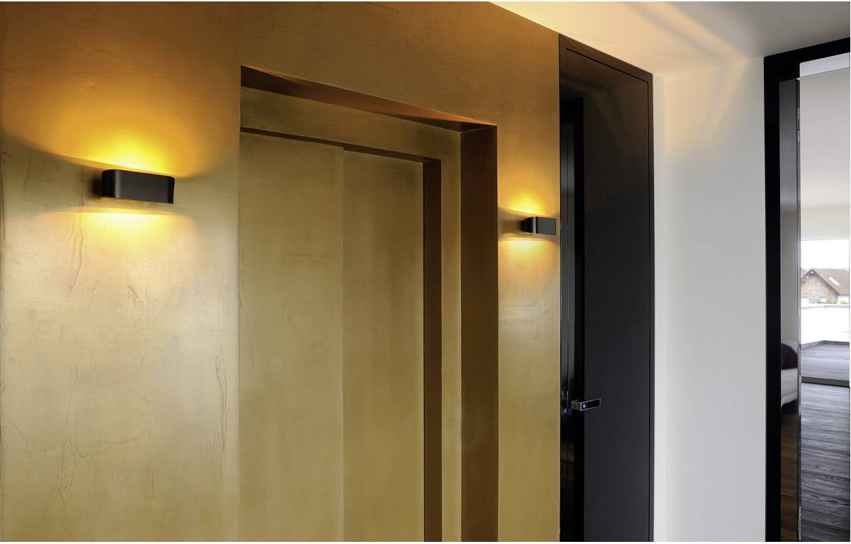 SLV 151450 Wandleuchte R7s Schwarz