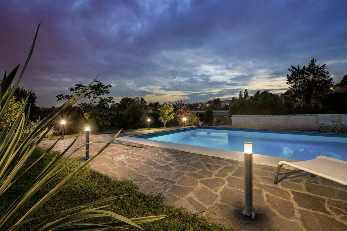 SLV 228110 LED-Außenstandleuchte 8.6W Edelstahl