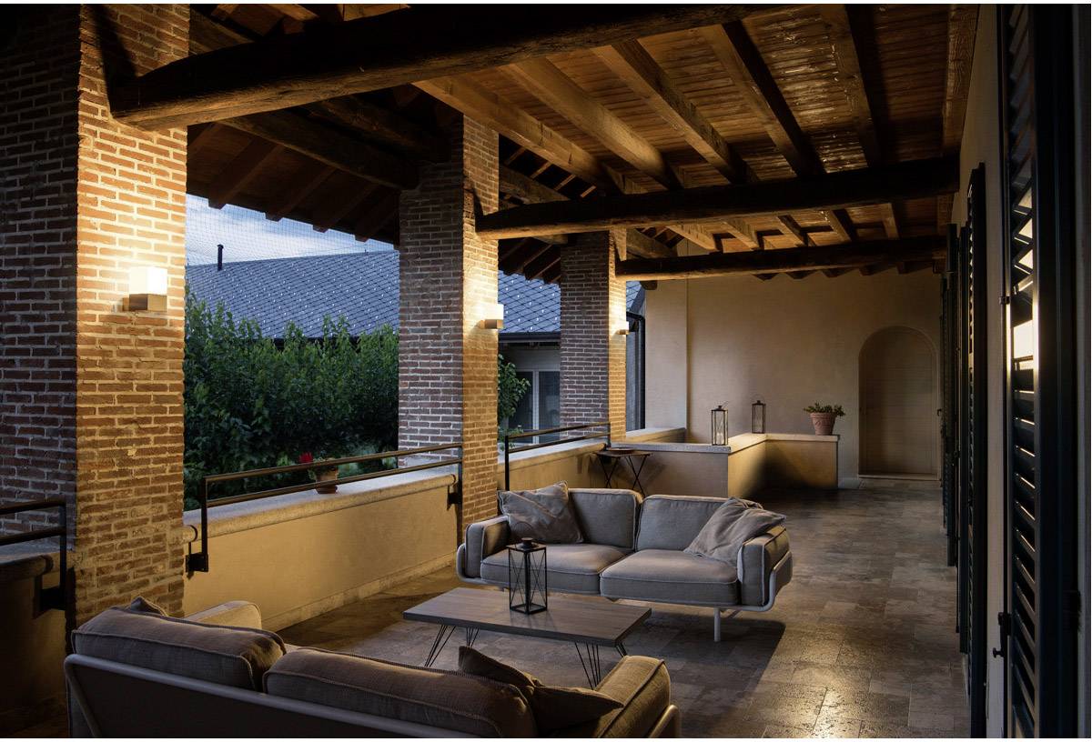 SLV 1000336 LED-Außenwandleuchte