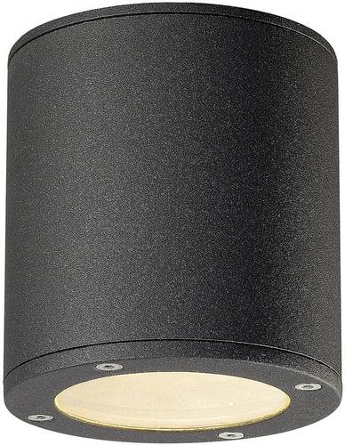 SLV 231545 Sitra Außendeckenleuchte LED, Energiesparlampe GX53 9W Anthrazit