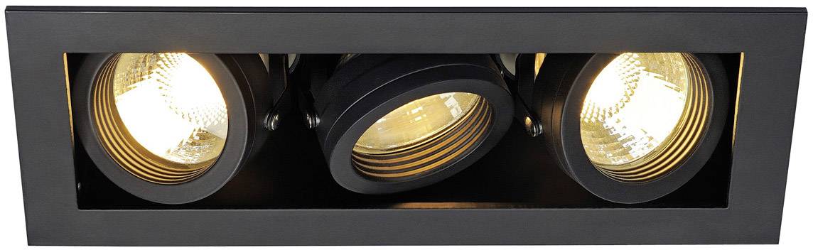 SLV 115530 Einbauleuchte GU10 Schwarz (matt)