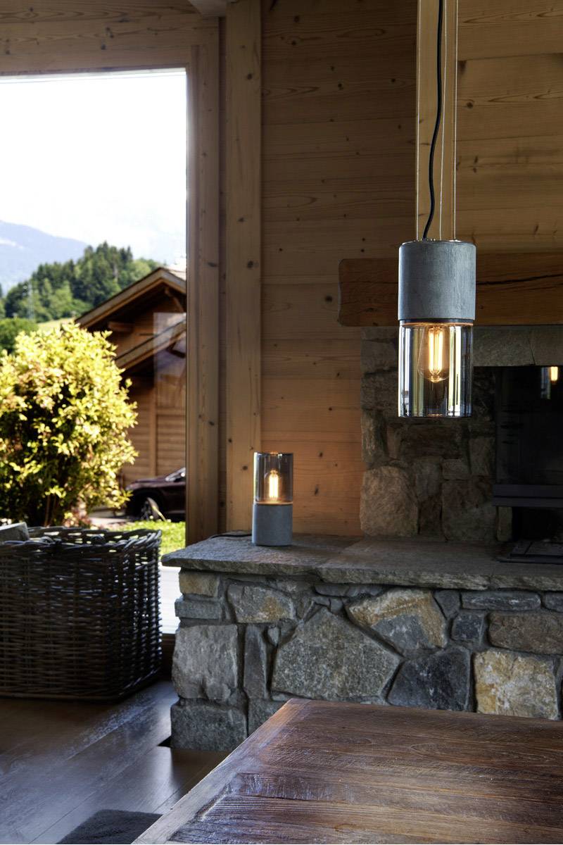 SLV Lisenne 155714 Pendelleuchte E27 Grau, Braun