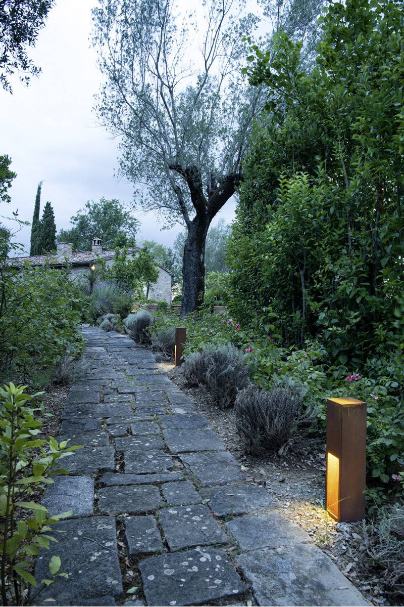 SLV 233447 LED-Außenstandleuchte 8.6W Rost