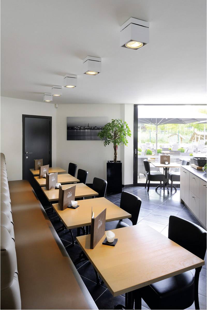 SLV 117101 Kardamod Deckenleuchte Halogen GU10 75W Weiß