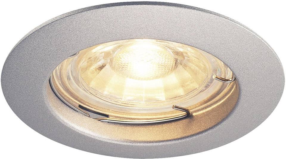 SLV 1000717 Einbauleuchte GU10 Silber-Grau