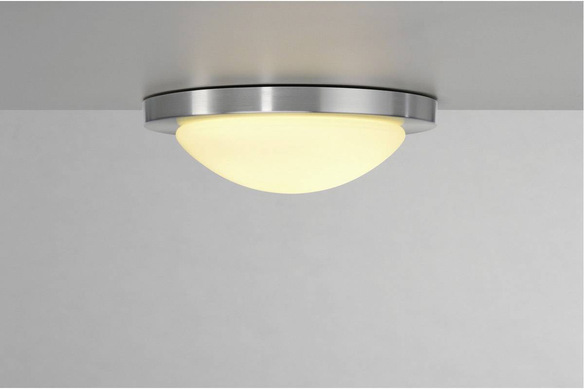 SLV 155236 Deckenleuchte LED, Energiesparlampe E27 60W Aluminium (gebürstet)