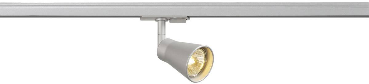SLV 144204 Hochvolt-Schienensystem-Leuchte GU10 Silber-Grau