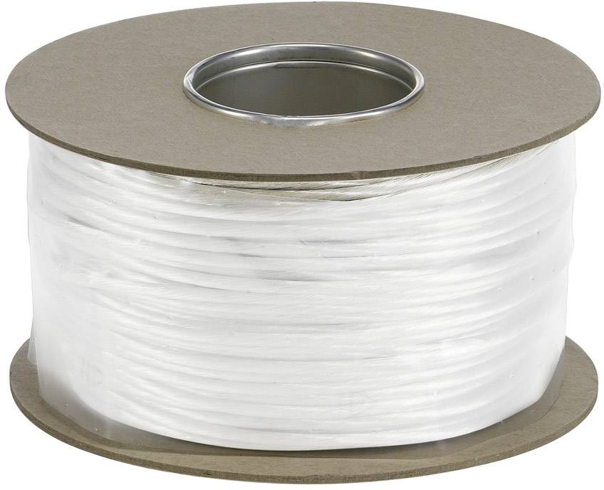 Große Rolle mit transparentem Kunststoffband auf Pappspule.