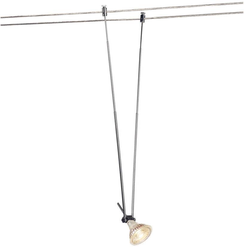 SLV TENSEO TELESKOP Niedervolt-Seilsystem-Leuchte GX5.3 Chrom