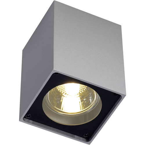 SLV 151514 Altra Dice Deckenleuchte Hochvolt-Halogenlampe GU10 35W Silber-Grau, Schwarz