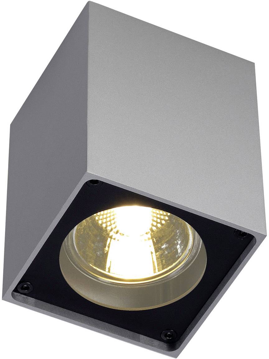 SLV 151514 Altra Dice Deckenleuchte Hochvolt-Halogenlampe GU10 35W Silber-Grau, Schwarz