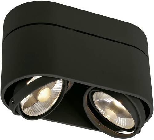 SLV 117180 Kardamod Deckenleuchte Halogen GU10 150W Schwarz (matt)