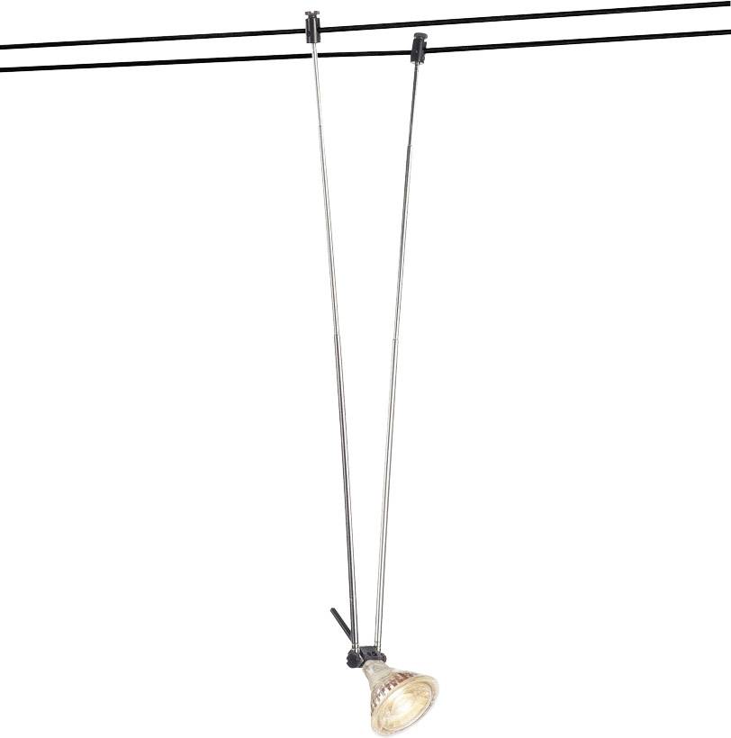 SLV TENSEO TELESKOP Niedervolt-Seilsystem-Leuchte GX5.3 Schwarz