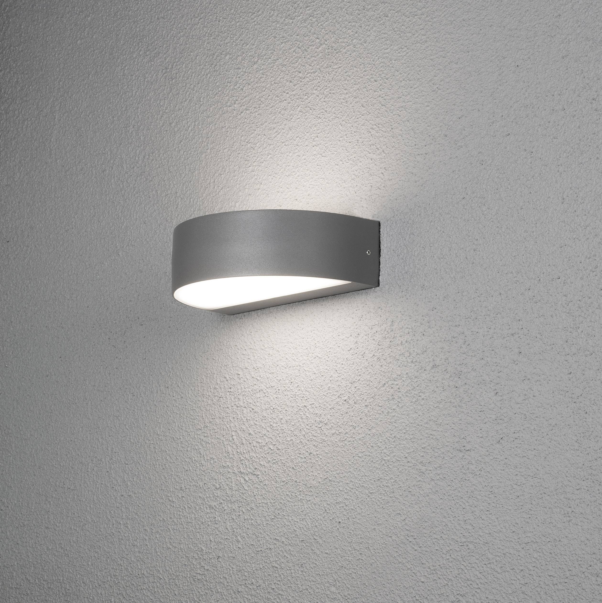 Konstsmide Monza 7855-370 LED-Außenwandleuchte EEK: G (A - G) 9 W Anthrazit
