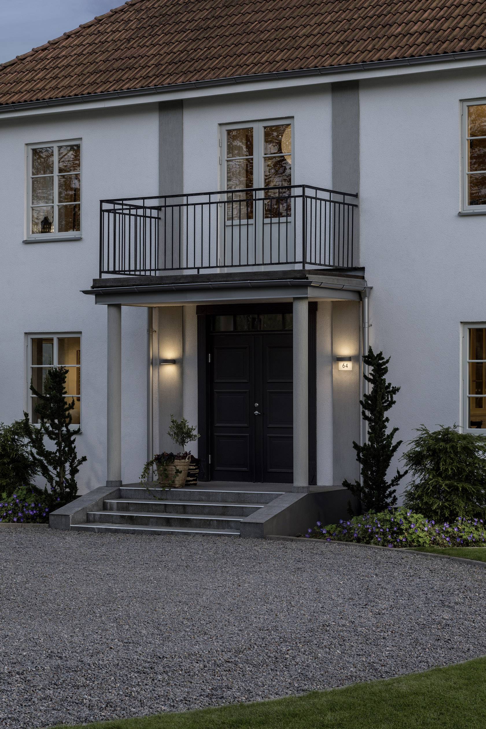 Konstsmide Monza 7855-370 LED-Außenwandleuchte EEK: G (A - G) 9W Anthrazit