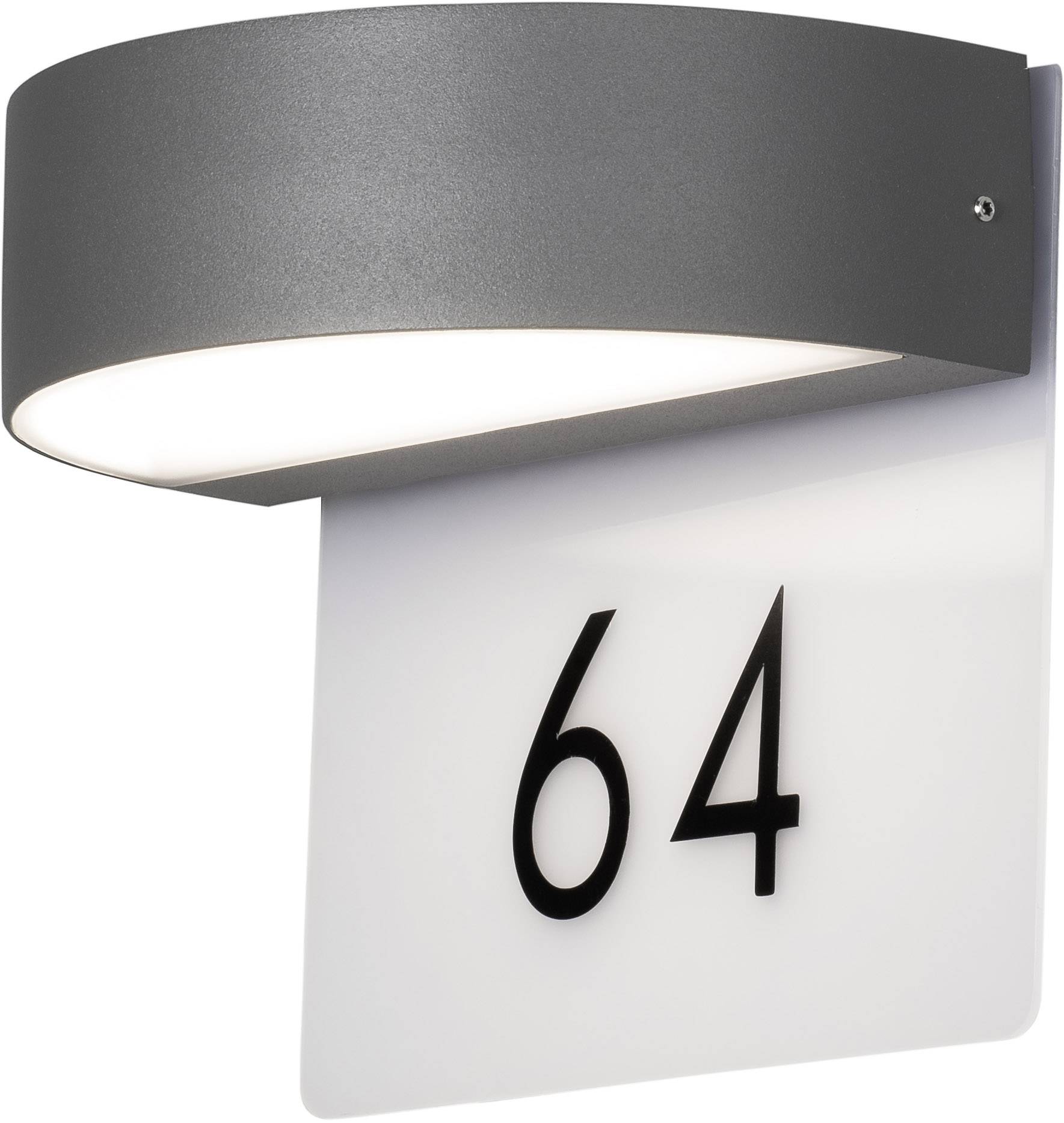 Konstsmide Monza 7855-370 LED-Außenwandleuchte EEK: G (A - G) 9 W Anthrazit