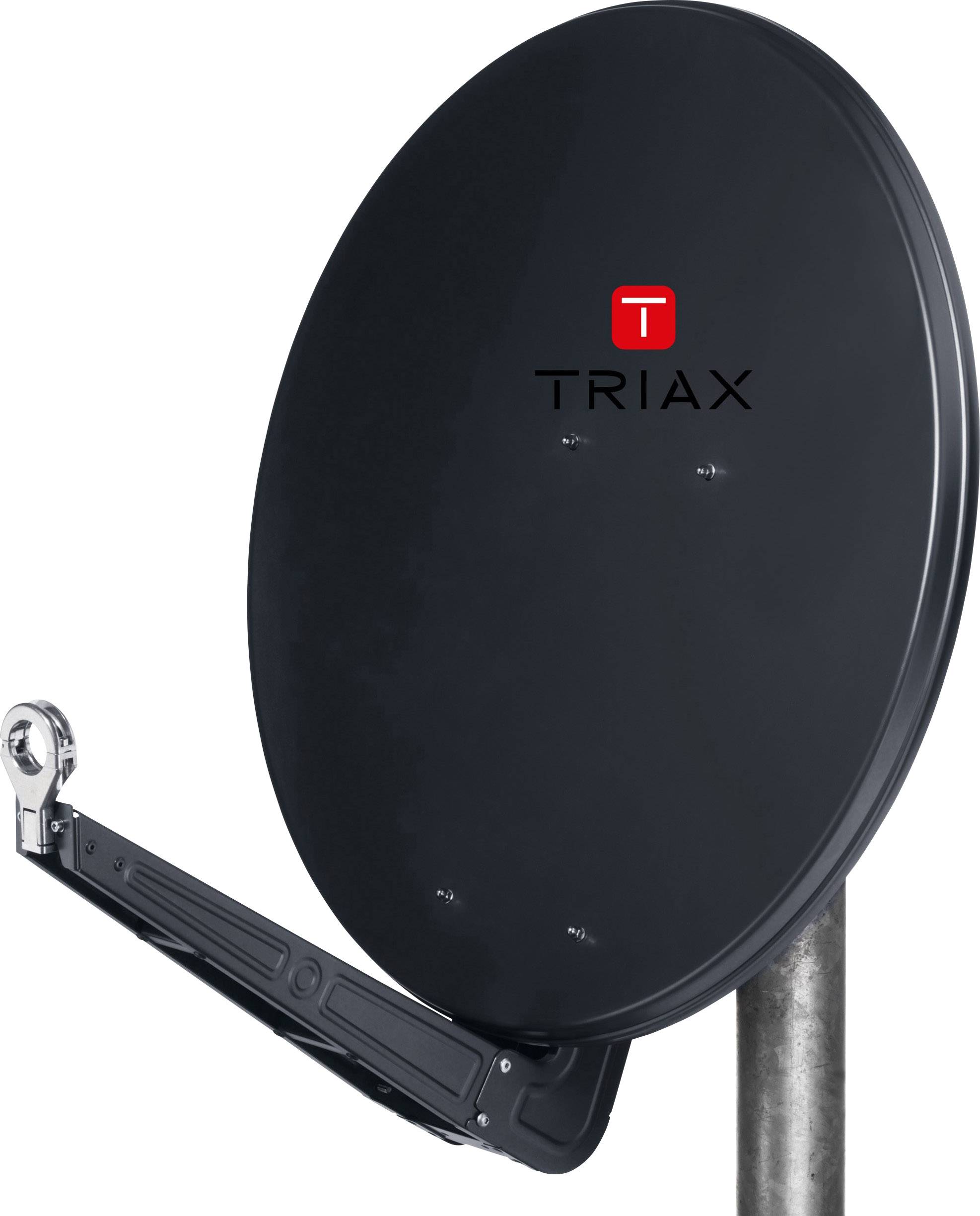 Triax FESAT 85 HQ SAT Antenne 85 cm Reflektormaterial: Aluminium Schiefergrau (RAL 7015)