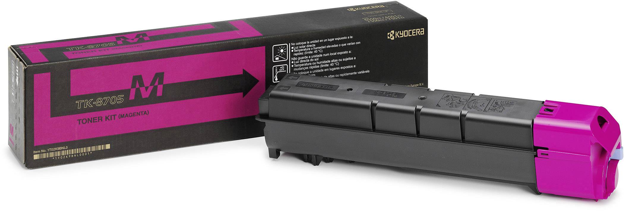 Kyocera Toner TK-8705M Original Magenta 30000 Seiten 1T02K9BNL0
