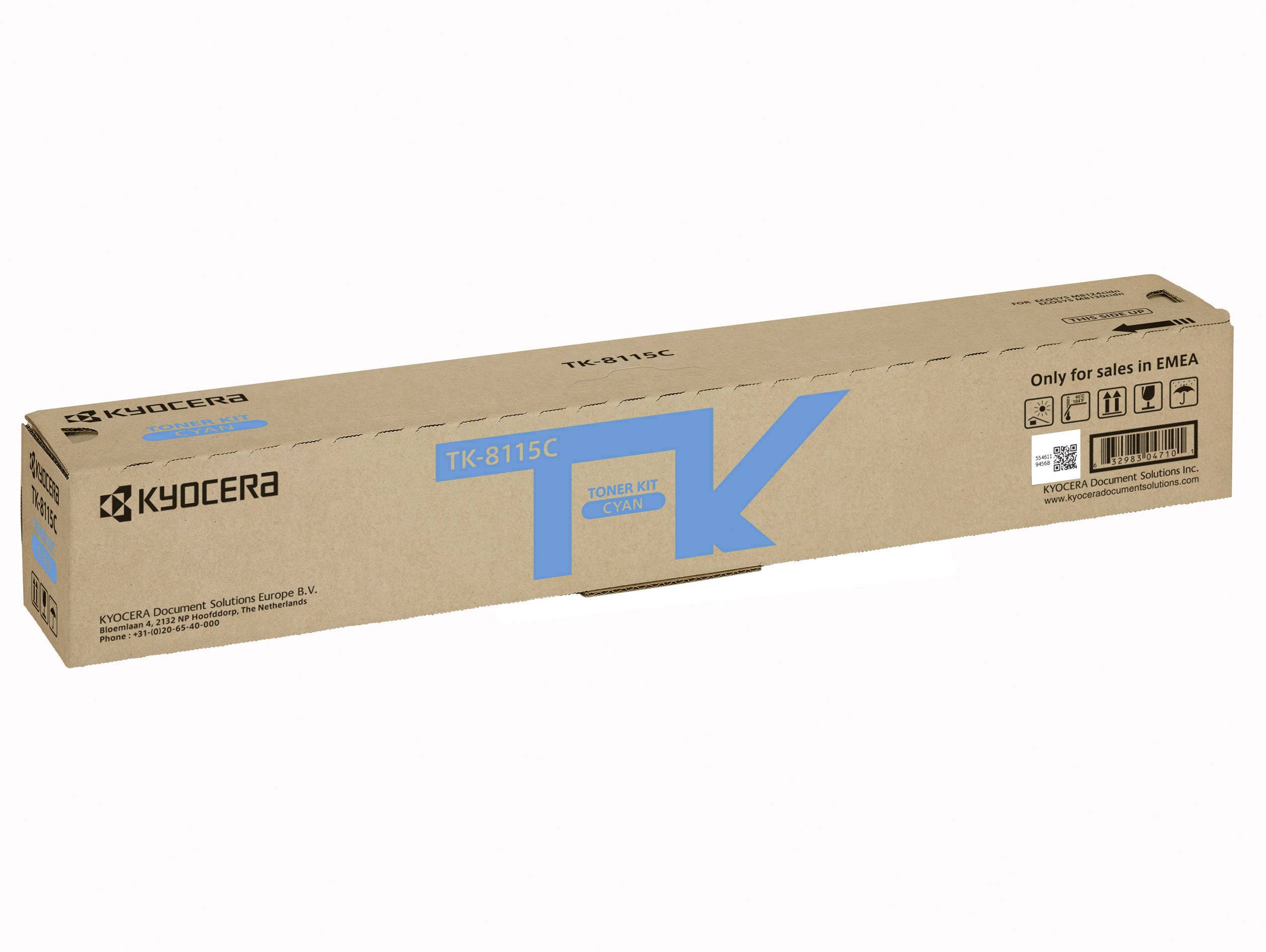 Kyocera Toner TK-8115C Original Cyan 6000 Seiten 1T02P3CNL0
