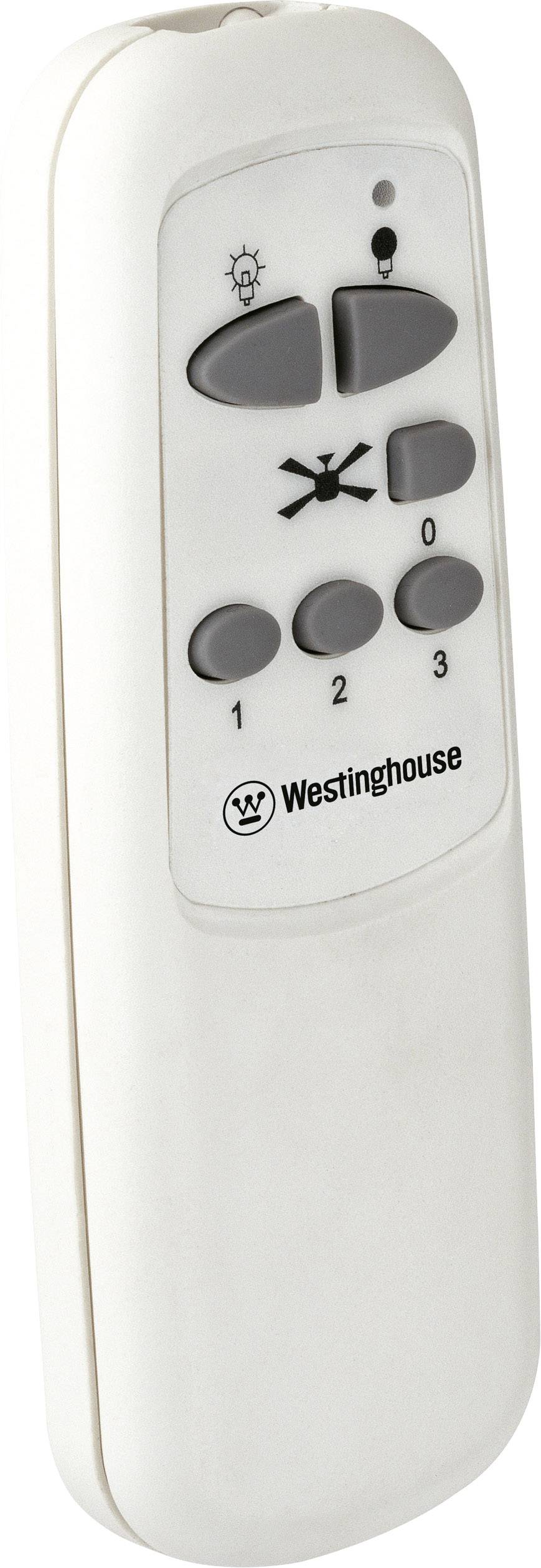 Westinghouse Arius Deckenventilator 55W (Ø x H) 132cm x 420mm Chrom mit Beleuchtung, mit Fernbedienung, Wendbare Flügel