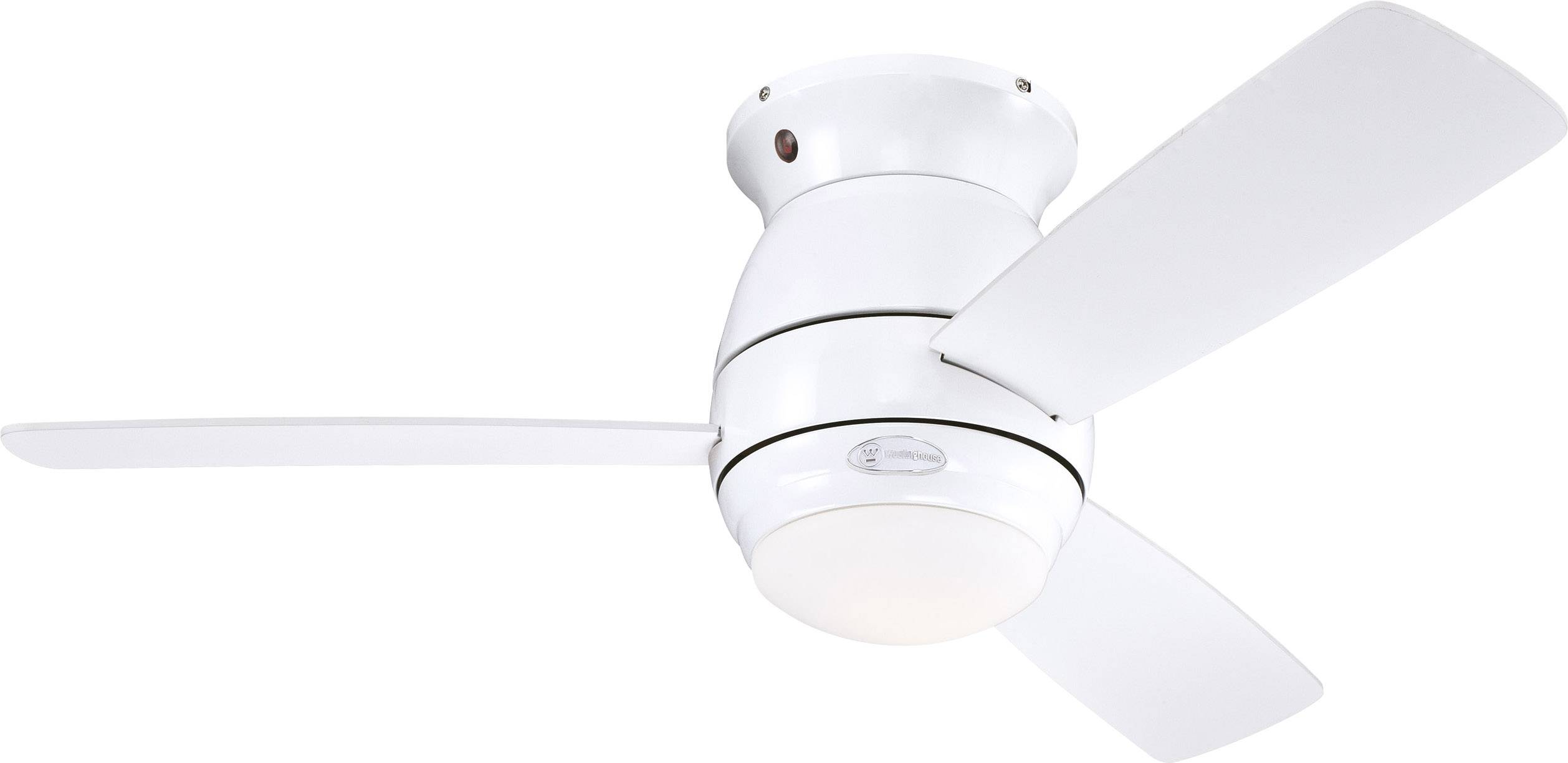 Westinghouse Halley Deckenventilator 48W (Ø x H) 112cm x 350mm Weiß mit Beleuchtung, mit Fernbedienung, Wendbare Flügel