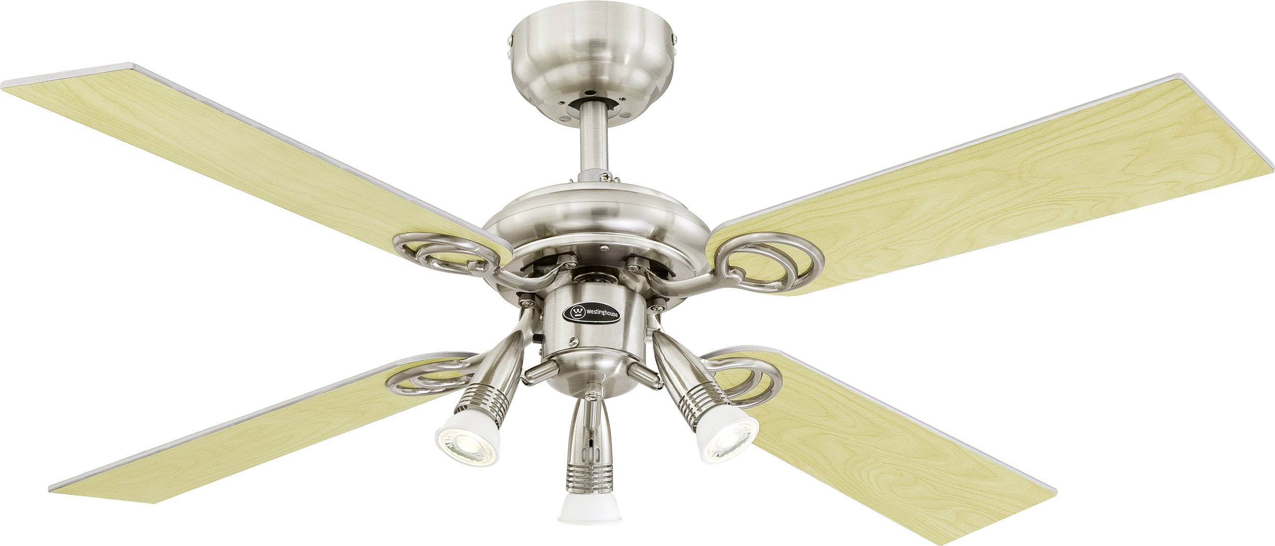 Westinghouse Pearl Deckenventilator 45 W Edelstahl